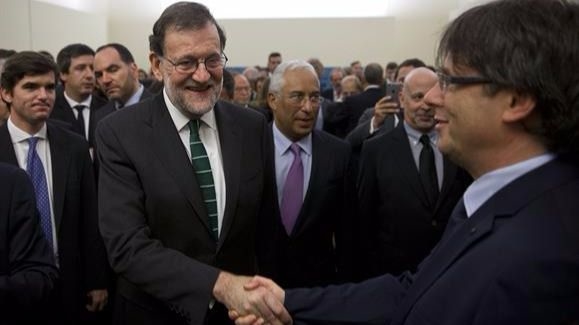 Rajoy y Puigdemont