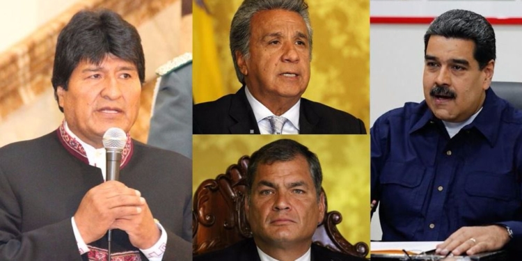 Exterior: Bolivia, Ecuador y Venezuela viven una convulsa actualidad política / Fotos: Agencia Andes, Vicepresidencia Venezuela y Gobierno Bolivia