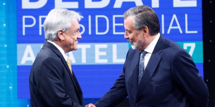 Sebastián Piñera y Alejandro Guillier