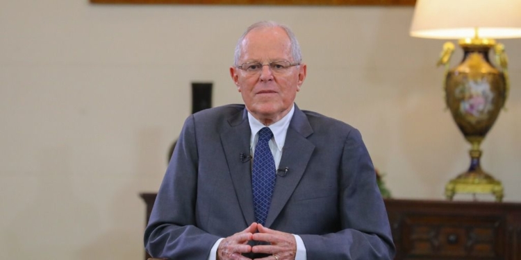 Kuczynski se defenderá formalmente en el Congreso este jueves en un acto previo a la votación / Foto: Presidencia Perú