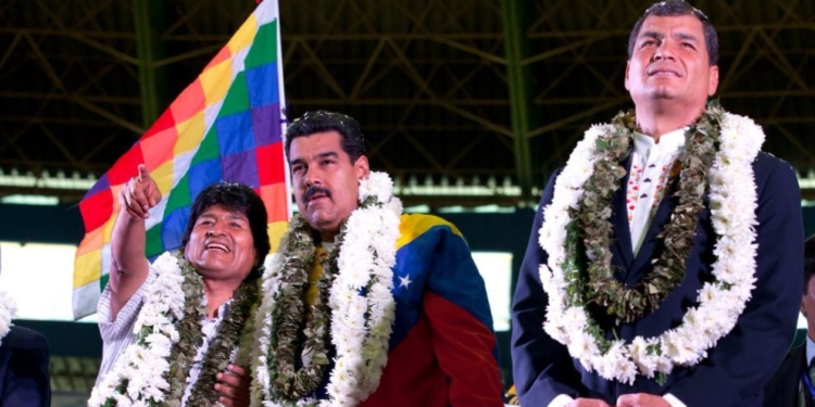 Evo Morales y Nicolás Maduro