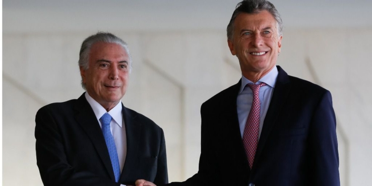 Michel Temer y Mauricio Macri