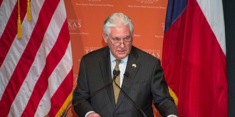 Rex Tillerson criticó que China crea dependencia a largo plazo en América Latina / Foto: Secretaria de Estado de EEUU