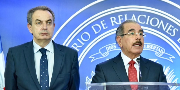 Rodríguez Zapatero y Danilo Medina