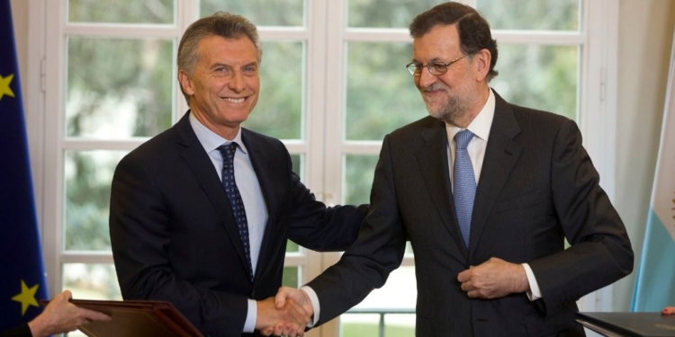 Mauricio Macri y Mariano Rajoy