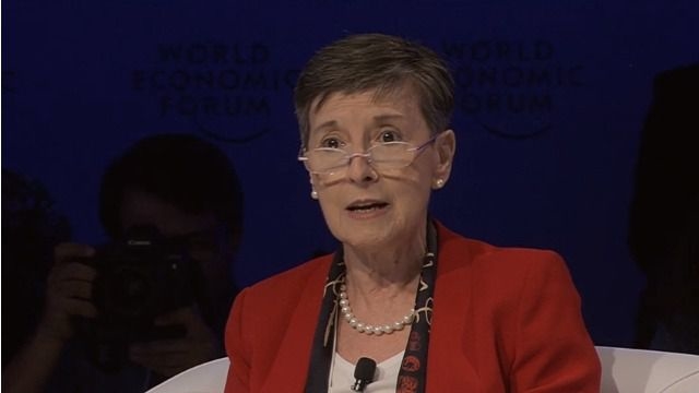 La presidenta de Transparencia Internacional, Delia Ferreira, llamó a "cerrar la ventana de oportunidad de la corrupción" / Foto: WEF