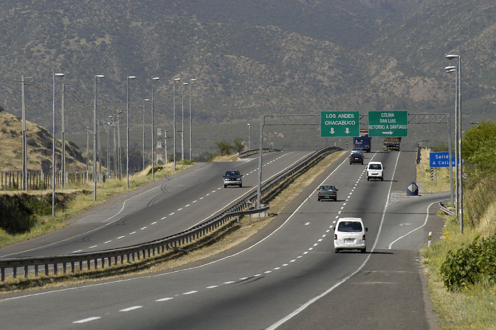 Abertis incorporará un tercer carril entre Santiago y Talagante / Foto: Abertis
