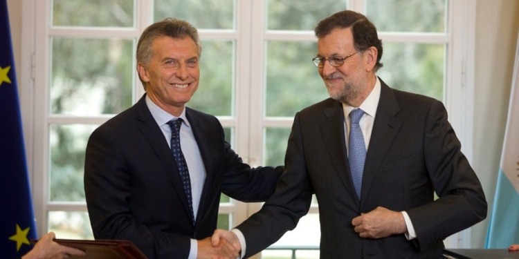 Mauricio Macri y Mariano Rajoy