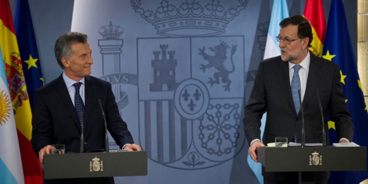 Rajoy y Macri se deshacen en elogios sobre el buen momento que vive la relación España-Argentina / Foto: La Moncloa