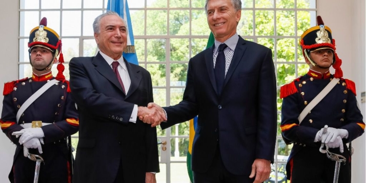 Michel Temer y Mauricio Macri