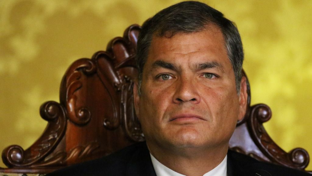 Rafael Correa tacha de “cortina de humo” sus presuntos vínculos con las FARC / Foto: Agencia de Noticias Andes