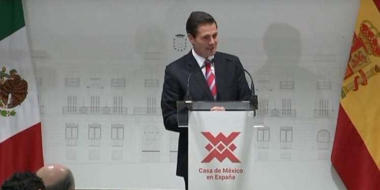 Enrique Peña Nieto visita la Casa de México en Madrid / Foto: Presidencia México