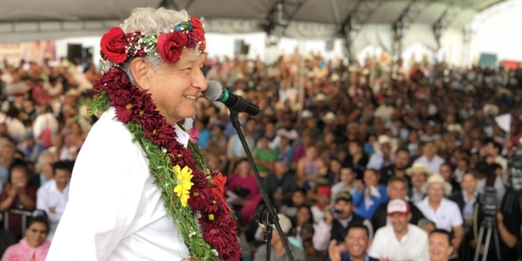 El lema de López Obrador es el de no caer en provocaciones/ Foto: lopezobrador.org.mx