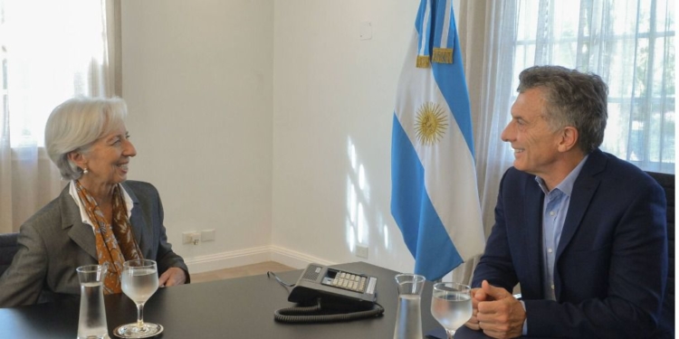 Mauricio Macri y Christine Lagarde