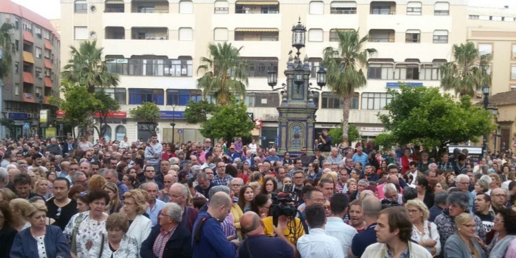 Más de 4.000 vecinos del Campo de Gibraltar se concentraron este jueves en Algeciras / Foto: CCOO