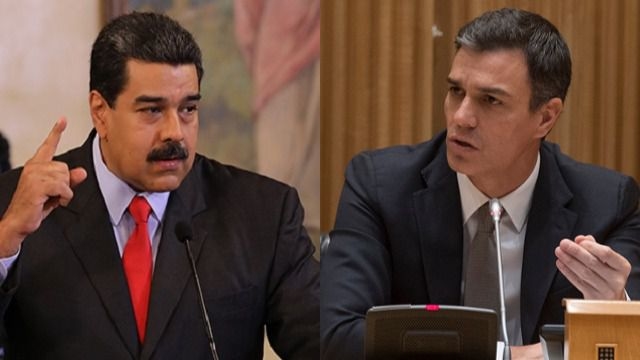 Nicolás Maduro y Pedro Sánchez