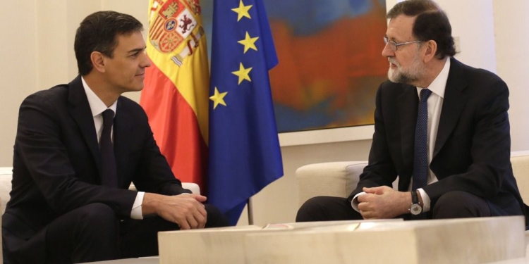 Pedro Sánchez y Mariano Rajoy