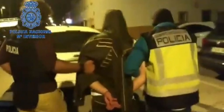 La Policía Nacional detiene al líder del clan ‘Los Castaña’ / Foto: Captura vídeo Policía Nacional