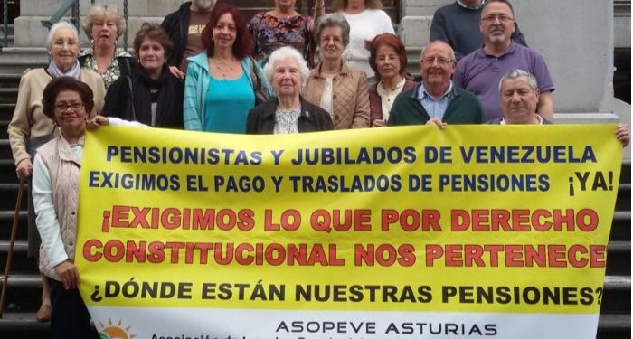 Pensionistas venezolanos en España logran el cobro de rentas mínimas / Foto: Asopeve Asturias