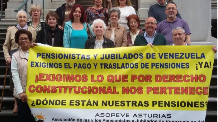 Pensionistas venezolanos en España logran el cobro de rentas mínimas / Foto: Asopeve Asturias