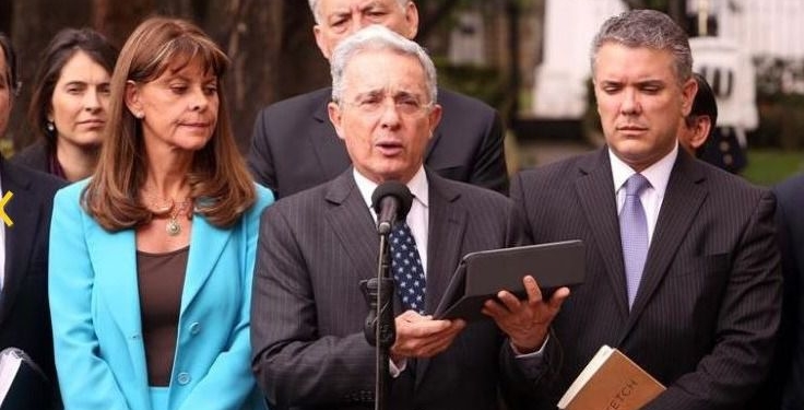 Álvaro Uribe apoyó la candidatura de Iván Duque a la Presidencia de Colombia / Foto: http://alvarouribevelez.com.co