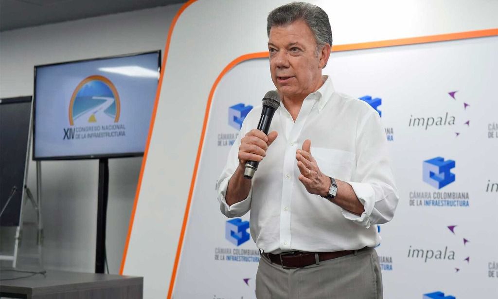Juan Manuel Santos dice que las protestas en Nicaragua son un huracán de fuerza dos / Gobierno de Colombia: Andrés González