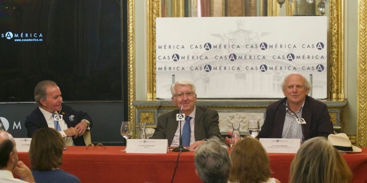 Diego Arria, Fernando Gerbasi y Carlos Malamud