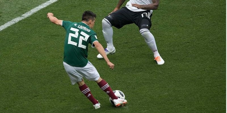 La selección mexicana protagonizó la primera sorpresa del Mundial al ganar 1-0 a Alemania / Foto: Femex