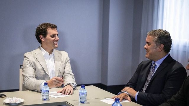 Albert Rivera e Iván Duque