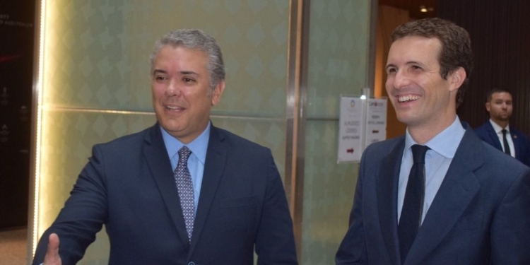 Iván Duque y Pablo Casado