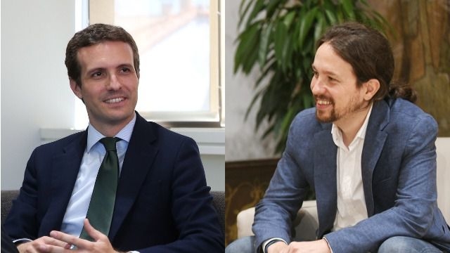 Pablo Casado y Pablo Iglesias