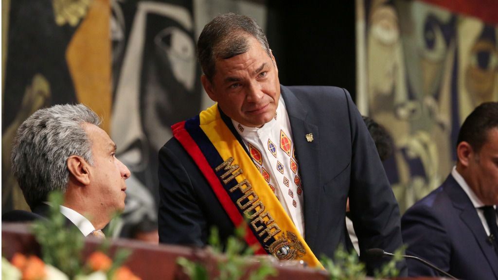 Lenín Moreno y Rafael Correa