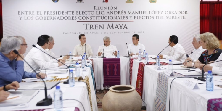 López Obrador abrió el Tren Maya al capital privado / Foto: AMLO