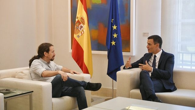 Pablo Iglesias y Pedro Sánchez