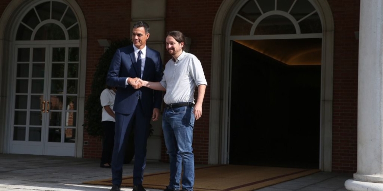 Iglesias quiere dictar la agenda internacional de Pedro Sánchez / Foto: Moncloa