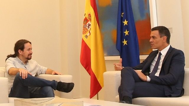 Pablo Iglesias y Pedro Sánchez