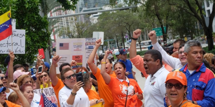 Venezolanos en Maimi