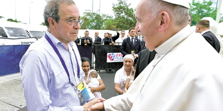 El Papa está muy pendiente de los avances de ProFuturo / Foto: Telefónica