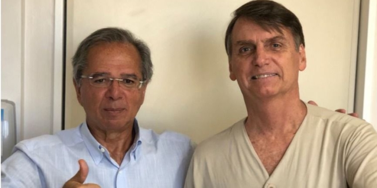 Paulo Guedes y Jair Bolsonaro