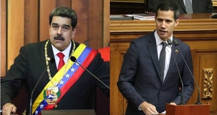 Maduro y Guaido