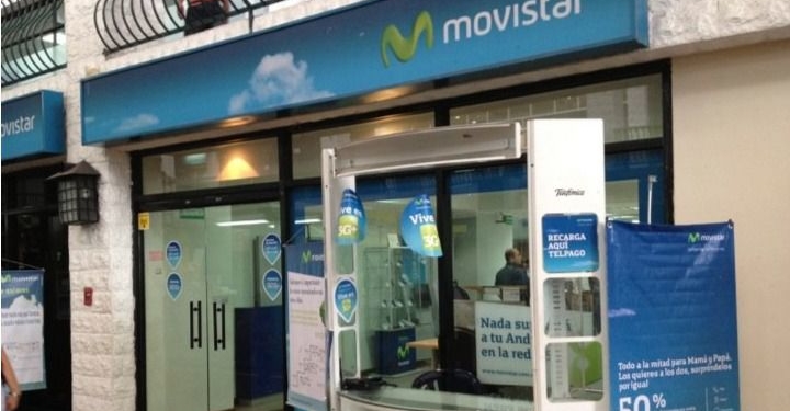 En dos tiendas Movistar se acepta dash / Foto: Foursquare