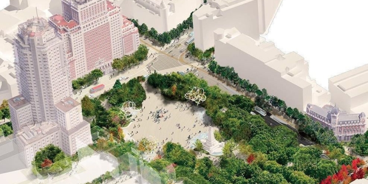 El proyecto de Plaza de España llega hasta Madrid Rio y El Parque del Oeste / Foto: Welcome Mother Nature