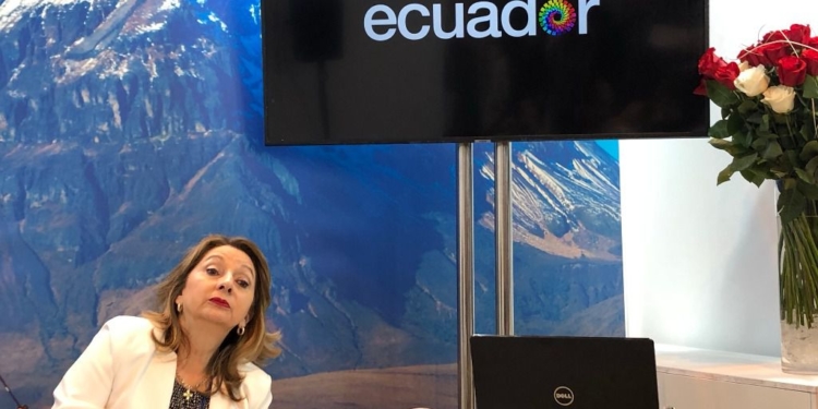 La ministra de Turismo de Ecuador celebra el nombramiento de Guaidó como presidente legítimo / Foto: ALN