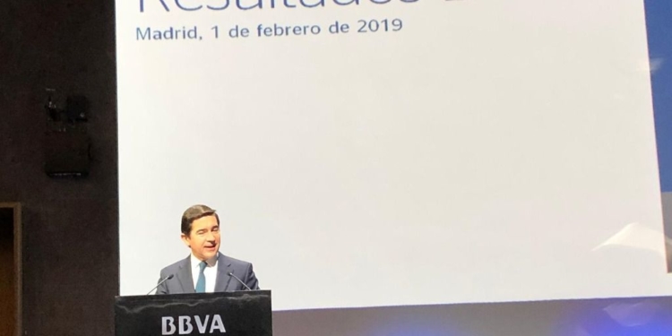 BBVA presentó los resultados de 2018 / Foto: ALN