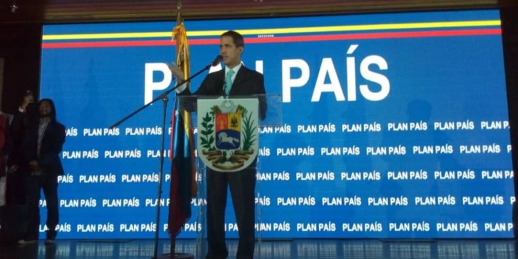 Guaidó presentó el plan país para Venezuela / Twitter: @AsambleaVE