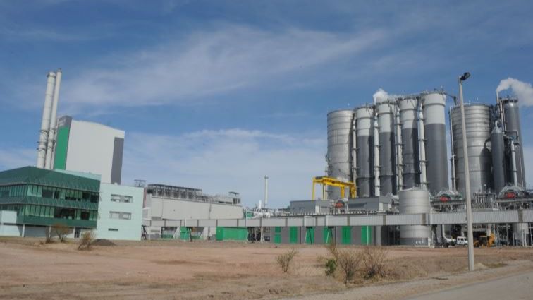 La planta de celulosa Montes del Plata se inauguró en 2014 / Presidencia Uruguay
