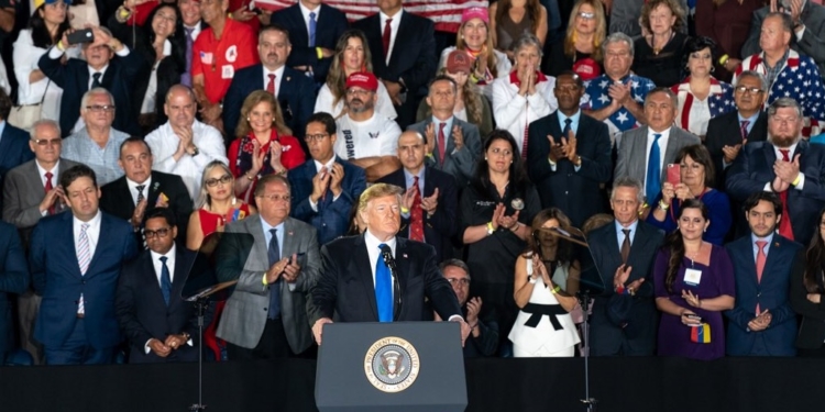 La primera vez que Trump se dirige a los militares de Maduro es para darles un ultimátum / Foto: Casa Blanca