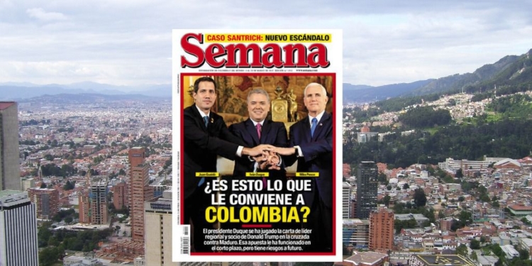 La revista colombiana 'Semana' critica si el papel de Duque conviene a Colombia / Foto: Semana