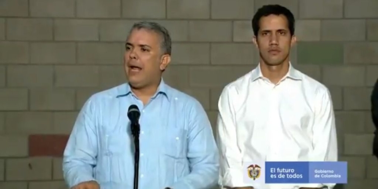 Duque recibió a Guaidó en Cúcuta / Twitter: @IvanDuque