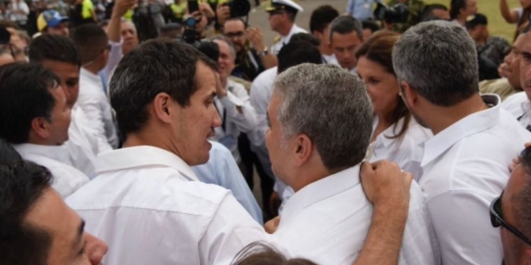 Guaidó recibió a Duque en Cúcuta / Twitter: @Ivanduque